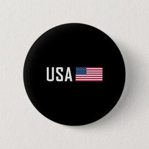 Badge Rond 5 Cm Drapeau américain Cool Patriotique Hommes Femmes 4