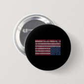 Badge Rond 5 Cm Drapeau Américain Distress Vers Le Bas États-Unis (Devant & derrière)
