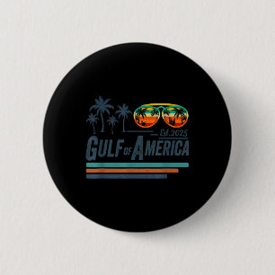 Badge Rond 5 Cm Drapeau Américain G 2025 Du Golfe Des Etats-Unis E