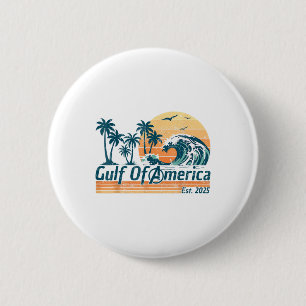Badge Rond 5 Cm Drapeau Américain G 2025 Du Golfe Des Etats-Unis E