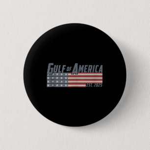 Badge Rond 5 Cm Drapeau Américain G 2025 Du Golfe Des Etats-Unis E