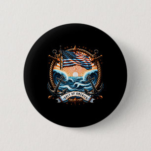 Badge Rond 5 Cm Drapeau Américain G 2025 Du Golfe Des Etats-Unis E