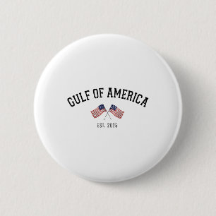 Badge Rond 5 Cm Drapeau Américain Gul-f Retro Of America Est 2025