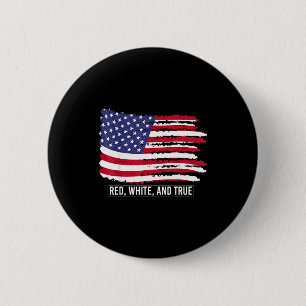Badge Rond 5 Cm Drapeau américain patriotique - liberté - fierté
