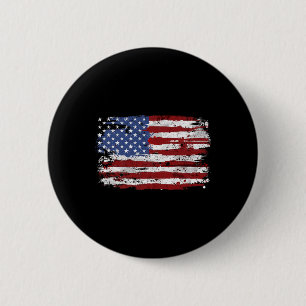 Badge Rond 5 Cm Drapeau américain Usa Bière Vintage Brasserie 4 ju