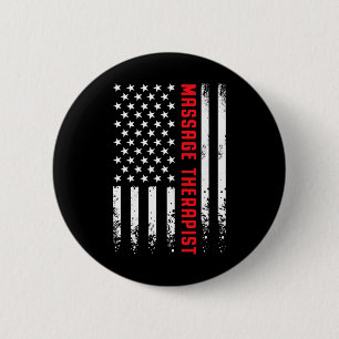 Badge Rond 5 Cm Drapeau Américain Usa Pochette Drapeau Us Joyeux 4