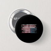 Badge Rond 5 Cm Drapeau américain vers le bas1 (Devant & derrière)