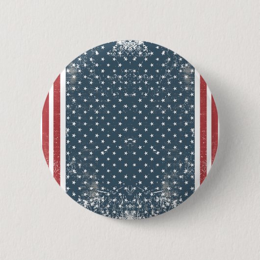 Badge Rond 5 Cm drapeau américain vertical (Devant)