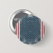 Badge Rond 5 Cm drapeau américain vertical (Devant & derrière)