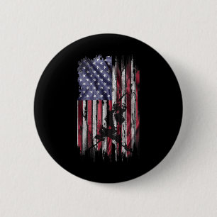 Badge Rond 5 Cm Drapeau américain vintage des États-Unis Meilleur