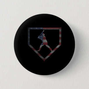 Badge Rond 5 Cm Drapeau américain vintage Vente États-Unis