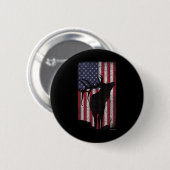 Badge Rond 5 Cm Drapeau - American Retro (Devant & derrière)