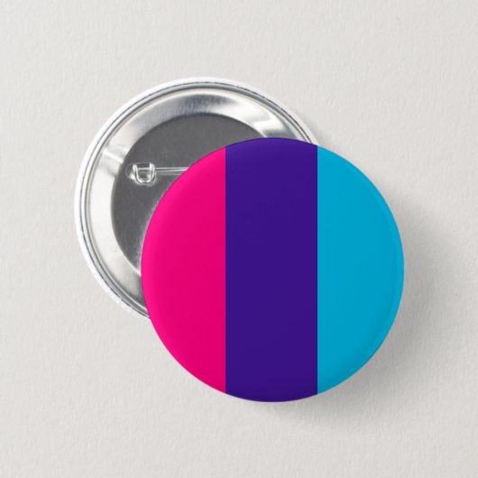 Badge Rond 5 Cm Drapeau androgyne de fierté (Devant & derrière)