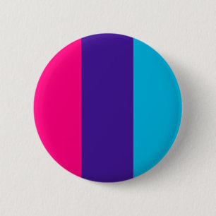 Badge Rond 5 Cm Drapeau androgyne de fierté