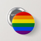 Badge Rond 5 Cm Drapeau arc-en-ciel (LGBT) (Devant & derrière)
