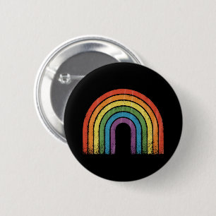 Badge Rond 5 Cm Drapeau arc-en-ciel LGBTQ Fierté gay Sensibilisati