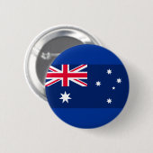 Badge Rond 5 Cm Drapeau australien (Devant & derrière)