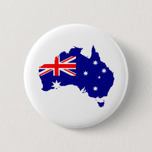Badge Rond 5 Cm drapeau australien