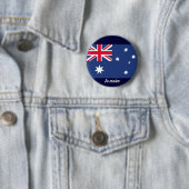 Badge Rond 5 Cm Drapeau australien (En situation)