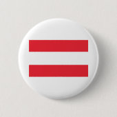Badge Rond 5 Cm Drapeau Autriche (Devant)