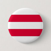 Badge Rond 5 Cm Drapeau autrichien (Devant)