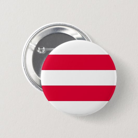 Badge Rond 5 Cm Drapeau autrichien (Devant & derrière)