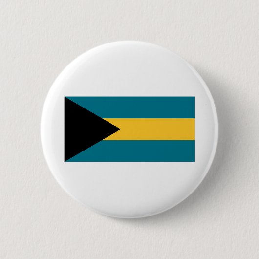 Badge Rond 5 Cm Drapeau Bahamas (Devant)