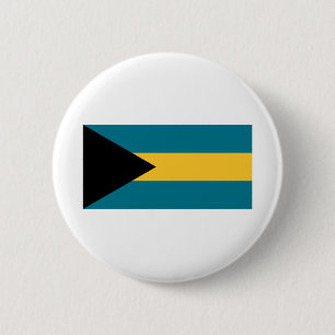 Badge Rond 5 Cm Drapeau Bahamas