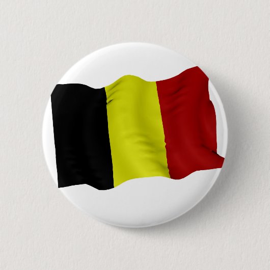 Badge Rond 5 Cm Drapeau belge (Devant)
