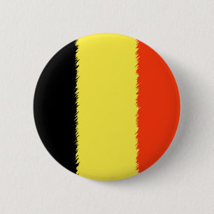 Badge Rond 5 Cm Drapeau belge