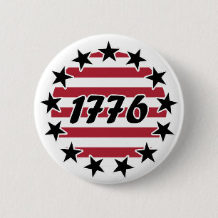 Badge Rond 5 Cm Drapeau Betsy Ross 13 étoiles Drapeau américain 17