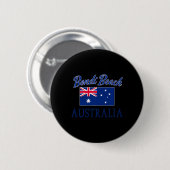 Badge Rond 5 Cm Drapeau Bondi Beach Australie (Devant & derrière)