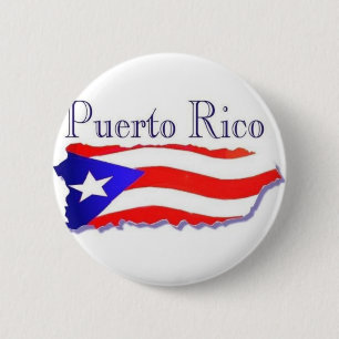 Badge Rond 5 Cm Drapeau Boricua de Porto Rico
