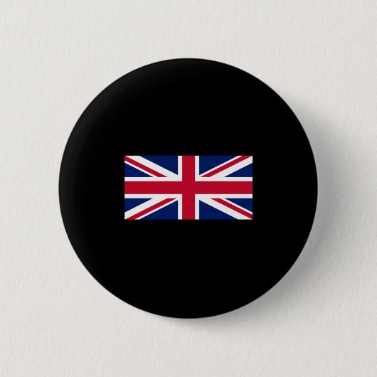 Badge Rond 5 Cm Drapeau britannique - Royaume-Uni-Angleterre-Union (Devant)