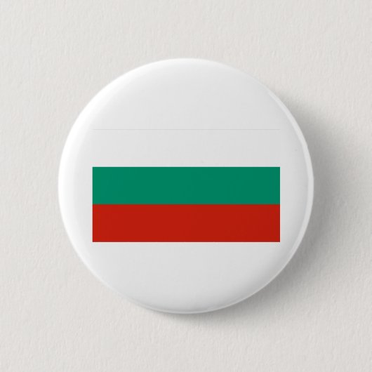 Badge Rond 5 Cm Drapeau Bulgarie (Devant)
