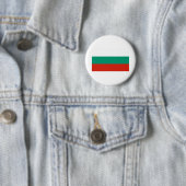 Badge Rond 5 Cm Drapeau Bulgarie (En situation)