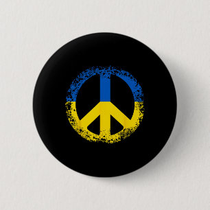 Badge Rond 5 Cm Drapeau Cadeau Ukraine Ukraini Kiev Ukrainien Ukra