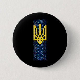 Badge Rond 5 Cm Drapeau Cadeau Ukraine Ukraini Kiev Ukrainien Ukra