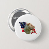 Badge Rond 5 Cm Drapeau chinois Shar-Pei (Devant & derrière)