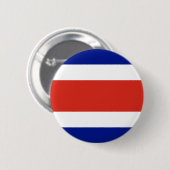 Badge Rond 5 Cm Drapeau civil du Costa Rica (Devant & derrière)