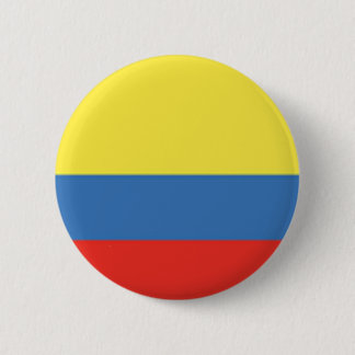 Badge Rond 5 Cm Drapeau Colombie