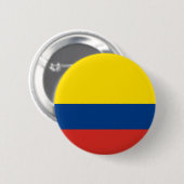 Badge Rond 5 Cm Drapeau colombien (Devant & derrière)