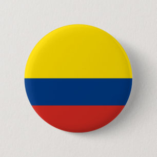 Badge Rond 5 Cm Drapeau colombien