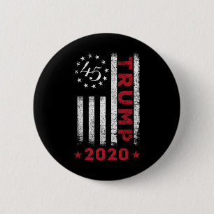 Badge Rond 5 Cm Drapeau Conception Trump 2020-trump 2020 Hommes Ca