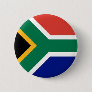 Badge Rond 5 Cm Drapeau d'Afrique du Sud
