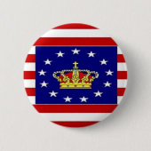Badge Rond 5 Cm Drapeau d'ampère (Devant)