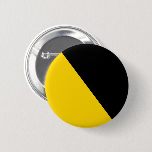 Badge Rond 5 Cm Drapeau d'Ancap Anarchocapitalist (Devant & derrière)