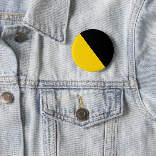 Badge Rond 5 Cm Drapeau d'Ancap Anarchocapitalist (En situation)