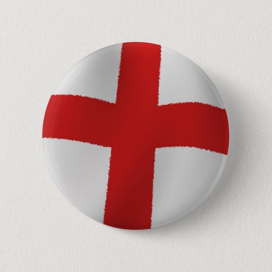 Badge Rond 5 Cm Drapeau d'Angleterre (Devant)