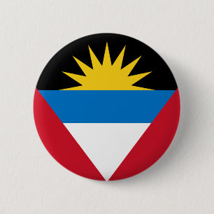 Badge Rond 5 Cm Drapeau d'Antigua-et-Barbuda